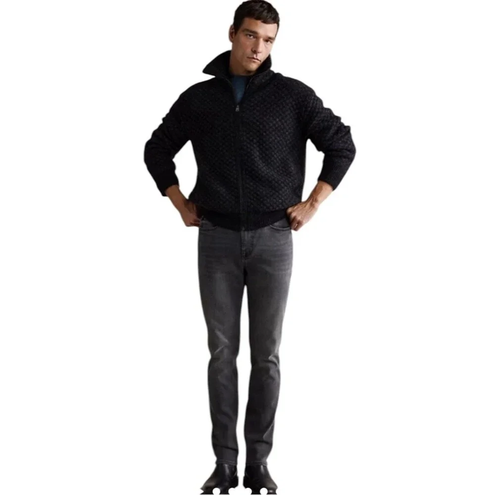 Banana Republic Slim Traveler Gray Denim Jeans 35x30
